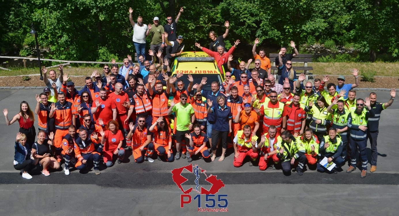 KARLOVARSKÝM KRAJEM SE V RÁMCI CVIČENÍ ´KARLOVARSKÁ PUTOVNÍ 155´ PROHÁNĚLY SANITKY Z CELÉ REPUBLIKY